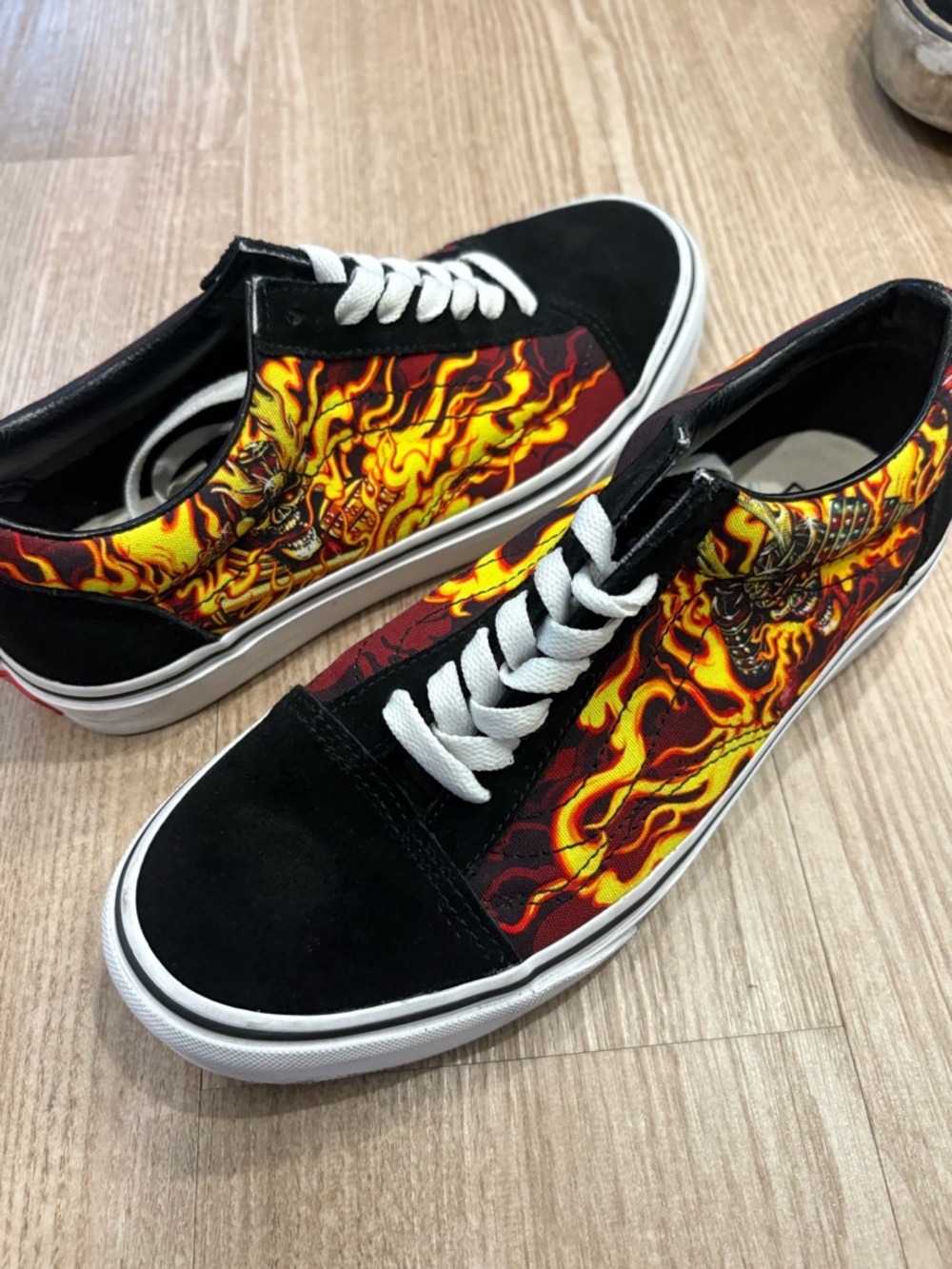 Old Skool flame vans samurai rising graphic - Picture 2 of 10